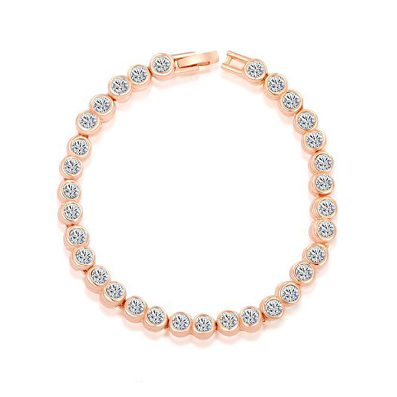 Aubrey Diamante Rose Gold Tennis Bracelet